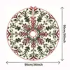 Artículos más vendidos transfronterizos: Falda para Árbol de Navidad, Hombre de Jengibre, Accesorios de Decoración para Fiesta de Escena de Año Nuevo, Decoraciones, Venta Directa del Fabricante