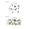Adesivos de Parede de Dinossauro Animal de Desenho Animado Decorativos Sala de Estar Entrada Quarto Removível PVC Autoadesivo Pintura Envio 24-48 Horas