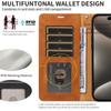 Adecuado para funda de teléfono iPhone 17, funda de cuero para teléfono Apple 17E, cubierta tipo flip antirrobo Samsung S25, Xiaomi