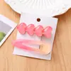 Dopamina estilo coreano simples sem costura clipe lateral marrom leite grampo de cabelo feminino franja lateral clipe de cabelo acessório de cabeça grampo de cabelo para cabelo quebrado