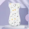 Manta Envolvente de Algodón Puro Anti-Sobresalto para Bebé, Manta para Bebé, Saco de Dormir para Recién Nacido Estilo Rendición con Mangas Extensibles para un Sueño Seguro a Través de las Fronteras