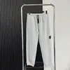 Pantalones Jogger de Marca de Piedra Transfronteriza Estilo Americano Otoño e Invierno Insignia de Moda Cordón Cintura Elástica Pantalones Casuales de Forro Polar para Hombre