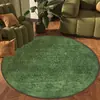 Cadeira de Computador para Sala de Estar Estilo Medieval Verde Tapete Redondo à Prova d'Água e Resistente a Manchas Cadeira Maquiagem para Vestiário Almofada com Acabamento de Luxo