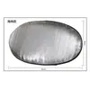 Almofada protetora solar para carro elétrico, filme de folha de alumínio, isolamento térmico, refletiva, capa de assento para carro a bateria, capa de assento à prova d'água espessa para motocicleta