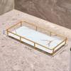 Suporte de armazenamento para banheiro de luxo leve, lavatório de mesa, caixa de cosméticos, suporte de armazenamento para banheiro e bancada