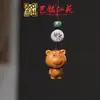 Pingente de Corrente para Celular Sapo de Madeira Arco-Íris Yiming Xianyuan Sandália Criativa de Sândalo Animal Desenho Animado Sapo Ornamento