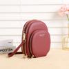 Lonny - Nuevo bolso para teléfono móvil, cartera para mujer, largo, de gran capacidad, multifuncional, mini bolso de hombro, bandolera