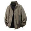 Otoño 2025 Nueva Chaqueta de Cuero para Hombre Casual Holgada Chaqueta de Cuero Moderna Guapa Top Chaqueta de Ins
