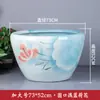 Tanque de Loto Cerámico de Jingdezhen, Tanque de Nenúfares para Jardín, Acuario para el Hogar, Tanque Grande de Feng Shui para Exteriores, Venta Directa del Fabricante