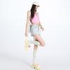 Shorts de mezclilla azul claro para mujer 2025 Verano Nuevo Cintura alta Adelgazantes Ropa exterior Pierna Larga Combinación con todo Supercortos Hot Pants