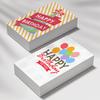 Paquete de 50 hojas de tarjetas de cumpleaños pequeñas y creativas, tarjetas de decoración para fiestas de cumpleaños y regalos.