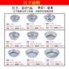 Tazón de Papel de Aluminio Barbacoa Desechable Flor de Cerebro Horneada Caja de Empaque de Tazón de Papel de Aluminio Horneado Freidora de Aire Caja de Papel de Aluminio Redonda