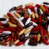 Cuentas de Colores Sólidos para Pintura al Óleo 4x12mm, Cuentas de Lanzadera, Cuentas Sueltas para Manualidades DIY, Accesorios para Pulseras y Collares, Material