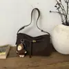 Bolso de hombro vintage de gran capacidad, bolso tote esmerilado casual y elegante, moderno y versátil, bolso de axila simple y de alta gama para el día a día