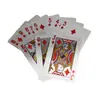 Cartas de Póker Personalizadas con Lámina Dorada, Cartas de Póker Publicitarias Impermeables Creativas de Oro Rico, Cartas para Juegos de Fiesta, Cartas de Póker con Lámina Dorada