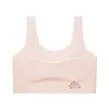 Roupas Íntimas Infantis para Período de Desenvolvimento, Sutiãs Seamless de Seda Gelada para Alunos do Ensino Fundamental, Sutiãs para Meninas do Ensino Médio, Camisole Fina Infantil, Top Tomara-que-caia