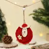 Nuevas Decoraciones Navideñas, Lindos Colgantes de Lana de Oveja, Arreglo de Escena para Árbol de Navidad, Colgantes Pequeños y Accesorios de Tela