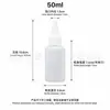 Botella de líquido de PE con boquilla puntiaguda en stock, 10-200 ml con escala, botella dispensadora, botella para mezclar tintes líquidos, botella mini portátil