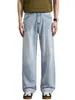 Roupas Masculinas Maple House / Nova Coleção Primavera/Outono 2026: Jeans Largo de Cintura Alta Estilo Streetwear Americano, Calça Longa Retrô para Homens