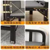 Cama plegable, cama sencilla, cama portátil de acompañante, cama para siesta en la oficina, cama individual económica para viviendas de alquiler, cama sencilla estilo militar