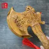 Espada de Madera de Durazno Tallada en Cinabrio, Espada Taoísta de Talla en Madera, Accesorio Portátil para Niños, Colgante de Espada, Espada de Tai Chi, Adorno de Dormitorio