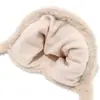 Sombrero para Bebé que Chilla Otoño e Invierno Sombrero de Lana y Felpa para Bebé Hombres y Mujeres Tejido Cálido Protección para Orejas Invierno Engrosado