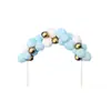 Arco de bolas de pelo, amor, bola de pelo, pastel, tarjeta, inserción, cumpleaños, horneado, decoración, escena, accesorios, bola de pelo, arcoíris, enchufe