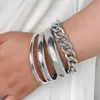 Acessórios Transfronteiriços Wish Supply Pulseira de Coração e Folha Tendência Europeia e Americana Conjunto de 6 Peças Atacado