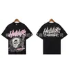 Camiseta Casual Unissex de Gola Redonda, Manga Curta, Estampa de Desenho Animado e Letras, Marca Tendência 2026 High Street, Exclusivamente para Vendas Transfronteiriças