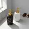 Comercio Exterior Más Vendido Lujo Accesible Patrón de Mármol Cerámica Botella para Gel Antibacterial Botella para Gel de Ducha Champú Loción Desinfectante