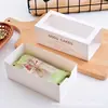 Caja de Horneado con Cajón Caja de Pastel con Cajón Caja de Empaque para Pastel en Rollo de Toalla Caja de Papel con Compartimentos Caja para Pastel en Rollo Suizo Caja para Rollo de Toalla