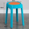 Bancos de Plástico Modernos Minimalistas para Uso Doméstico, Bancos Giratorios para Sala de Estar, Mesa de Comedor, Sillas de Ocio, Bancos Redondos Apilables, Bancos Apilables Estilo Molino de Viento