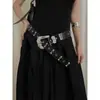 Cinto Punk de Indústria Pesada Estilo Borboleta com Strass Feminino y2k Estilo Hot Girl para Vestido Jeans com Cinto Versátil