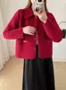 Cárdigan de Punto de Lujo con Bolsillo en Solapa 2026 Nuevo Estilo de Primavera Abrigo Suéter Brillante Estilo Francés Inspirado en Chanel para Mujer Tendencia