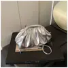 Bolsos Bolso Cruzado Moda Femenina Bolso Nube Plegado Casual para Viajes Diarios Simple Clip en el Hombro Bolso para Teléfono Móvil Comercio Exterior Transfronterizo
