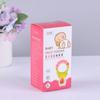 Caja de cartón blanco personalizada con ventana plegable de color cuadrado, impresión UV, para publicidad, embalaje de alimentos