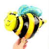 Globo de Película de Aluminio Mini Abeja Caracol Mariposa Mariquita Serie de Insectos Globo de Papel de Aluminio Decoración de Cumpleaños Infantil