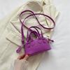 Bolso de mano sencillo con textura de viaje para mujer, popular bolso de hombro tipo mensajero de verano de 2023, bolso informal.