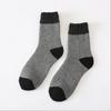 Meias de Lã de Inverno Novas para Homem Espessas Quentes Meias Felpudas de Cano Médio Casual Combinação de Cores Forradas com Lã Meias Toalha Lote