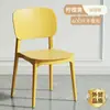 Silla de Comedor de Plástico Engrosado, Taburete Moderno Minimalista con Respaldo, Silla Nórdica para Mesa de Comedor de Uso Doméstico, Cómoda para Estar Sentado Mucho Tiempo, Silla Pequeña con Respaldo