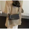 Bolsa de Axila de Nicho Feminina Outono e Inverno 2024 Nova Tendência Moda Pequena Quadrada Textura de Alto Padrão Estilo Estrangeiro Versátil Bolsa Transversal
