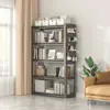 Tablero perforado lateral con accesorios metálicos para estanterías, zapatero sin taladro, estante, estantería lateral de hierro, tablero perforado de almacenamiento