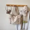 Bolso Tote Grande de Moda y Sencillo 2026 Verano Nuevo Estilo Coreano Nicho Color Sólido Bolso de Hombro para el Trabajo y los Viajes Diarios