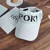Chapéu de Sol de Verão Feminino, Estilo Coreano Casual, Novo Boné de Proteção Solar, Boné de Beisebol, Chapéu de Verão Masculino