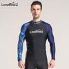 Longchen LCDRMSY Recién Llegado Traje de Buceo para Hombre Talla Grande Manga Larga Secado Rápido Traje de Surf Scuba Traje de Protección Solar Traje de Baño para Medusas