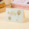 Nuevo juego de tarjetas de felicitación de cumpleaños creativas en inglés transfronterizas, con un diseño sofisticado y un sobre a juego