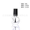 Botella de vidrio transparente para esmalte de uñas botella de esmalte de uñas 5-10ml botella de esmalte de uñas multiespecificación con cepillo sub-embotellado de cosméticos