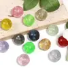 Contas Acrílicas Brilhantes com Glitter Fino Contas Soltas 16mm Céu Estrelado Contas Soltas Acessórios para Joias DIY Feitos à Mão Materiais Acessórios DIY