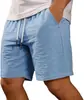 Pantalones Cortos Deportivos de Verano para Hombre Casual Ligeros Sueltos Playa Caminar Cintura Elástica Transpirables Exteriores Pantalones Cortos de Playa