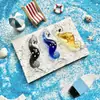 Adornos de Caballito de Mar de Vidrio Hechos a Mano, Animales Marinos de Vidrio, Decoraciones para Acuario de Escritorio de Caballito de Mar, Adornos de Vidrio